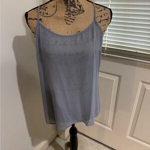 Tory Burch Slate Blue Cami size 10